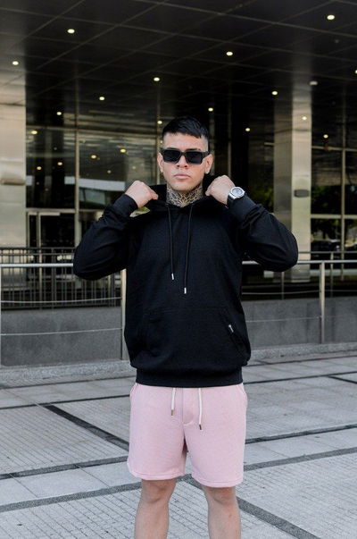 Buzo Brighton Lux Frizado - Negro I