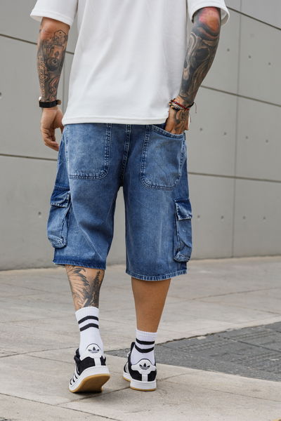 B. Baggy Cargo - Azul 