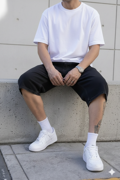 Bermuda Jorts - Negro