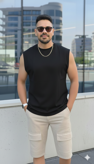 Musculosa Basic - Negro II