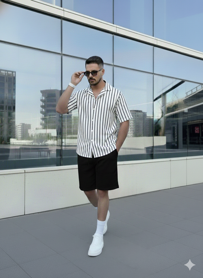 Camisa Hawaii - Blanco