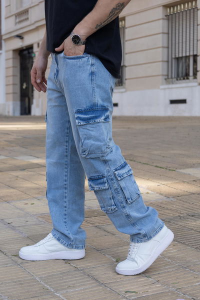 P. Baggy Cargo 6b - Celeste