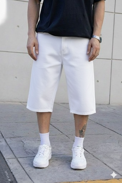 Bermuda Baggy - Blanca