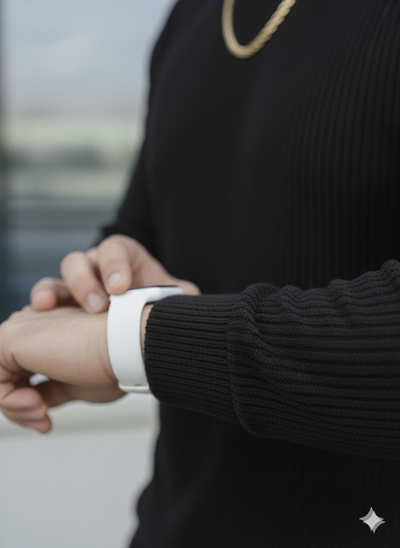 Buzo Corderoy con Plush - Negro