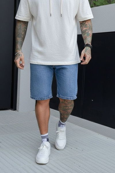 Bermuda Mom Rick - Azul