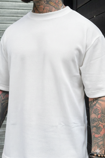 Remera Oversize Panal C. - Natural