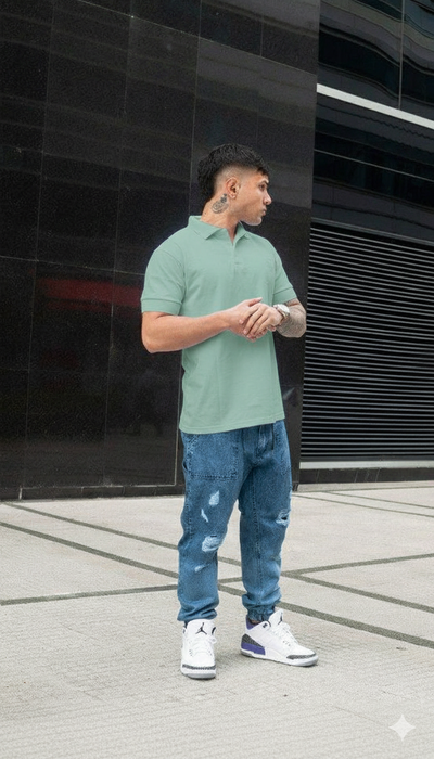 Chomba Piqué - Aqua