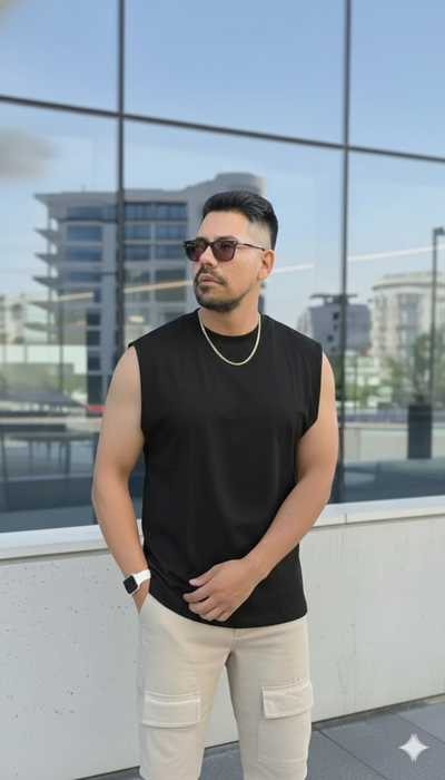 Musculosa Basic - Negro II