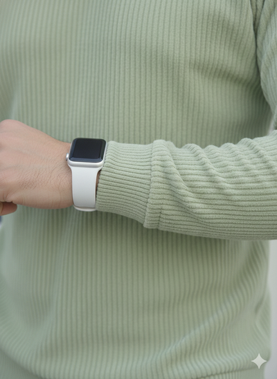 Buzo Corderoy con Plush - Pistacho