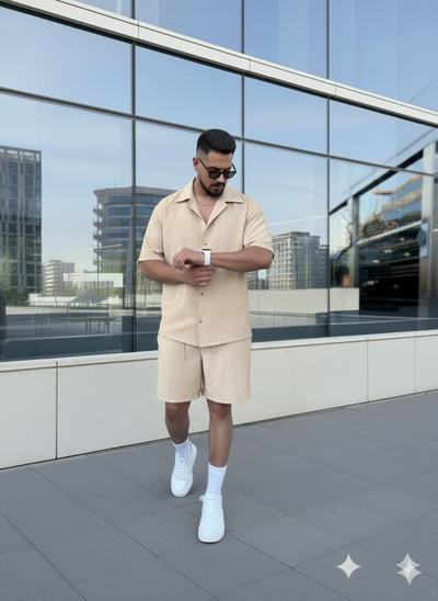 Conjunto Royalty - Tostado