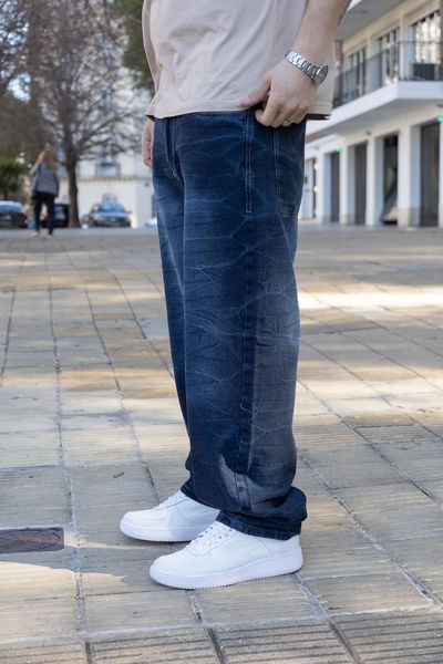 P. Baggy Quebrado - Azul Oscuro