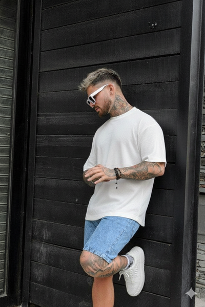 Remera Oversize Panal C. - Natural