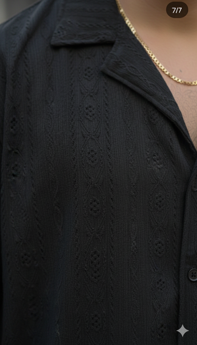 CamisaTejida - Negro 