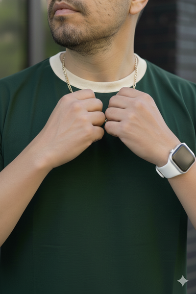 Remera Regular Diamond - Verde Ingles