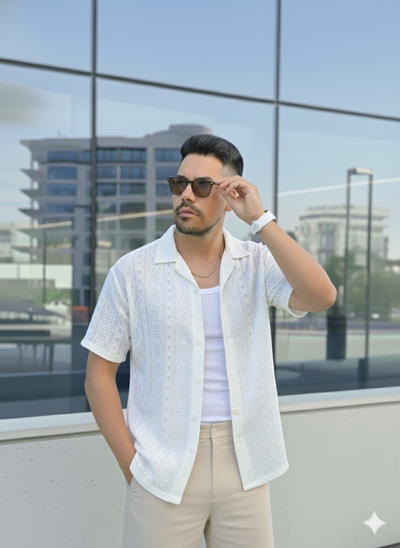 CamisaTejida - Blanco