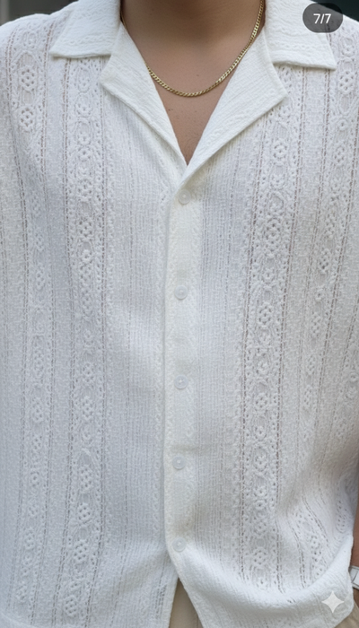 CamisaTejida - Blanco