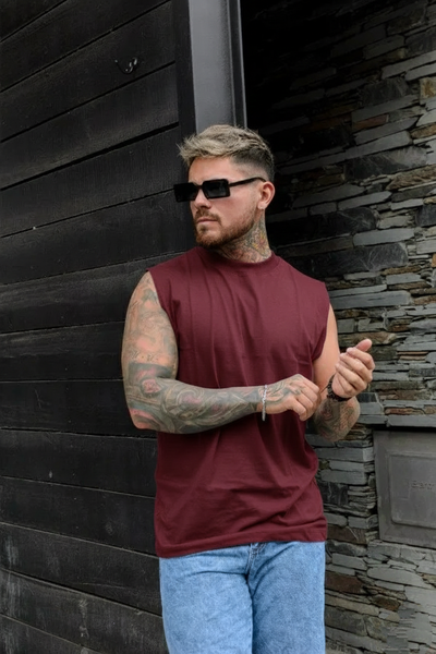 Musculosa Basic - Borgoña