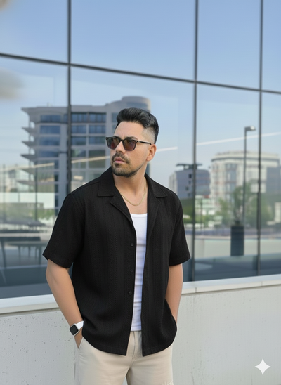 CamisaTejida - Negro 