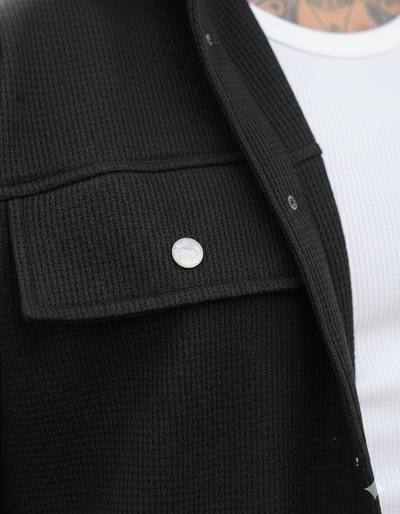 Camisaco de Panal - Negro