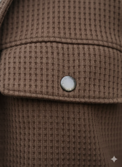 Camisaco de Panal - Marrón 