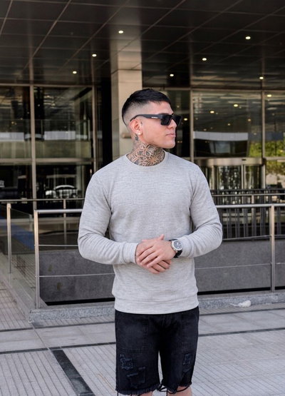 Sweater Wafle - Melange