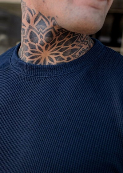 Sweater Wafle - Azul