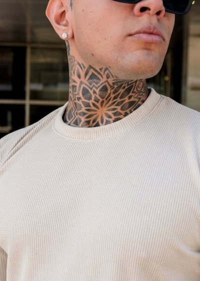 Sweater Wafle - Natural