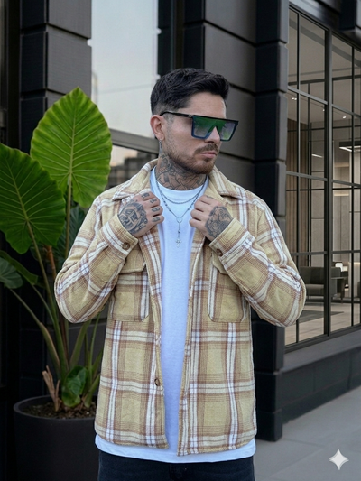 Camisaco Con Corderito Dinasty - Beige 2