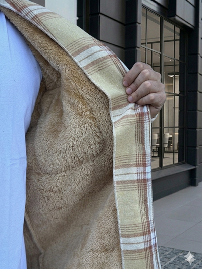 Camisaco Con Corderito Dinasty - Beige 2