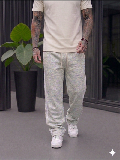 Jogging Baggy Line - Melange