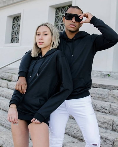 Buzo Brighton Lux Frizado - Negro I