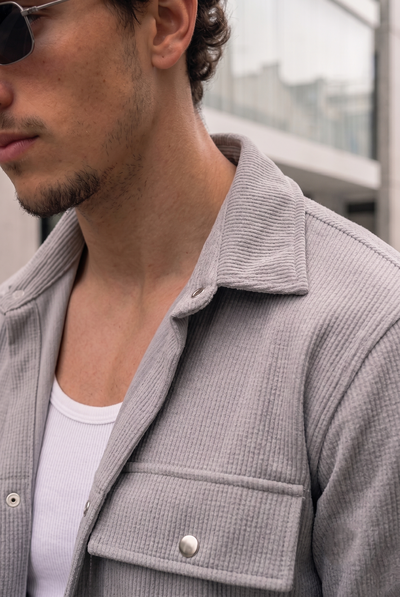 Camisaco de Panal - Gris