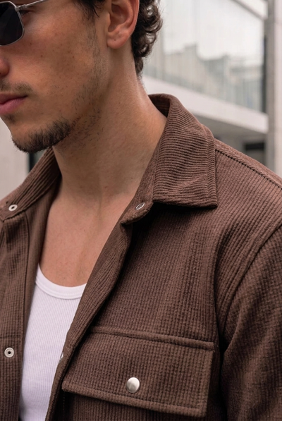 Camisaco de Panal - Marrón 
