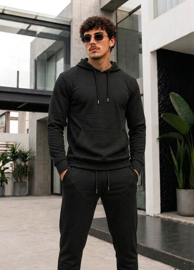 Conjunto Otomán - Negro