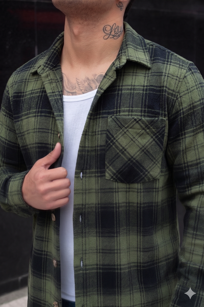 Camisaco Bilbao (de Paño) - Verde
