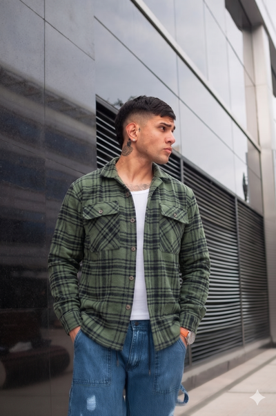 Camisaco Bilbao (de Paño) - Verde