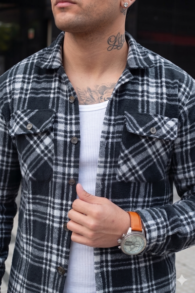 Camisaco Bilbao (de Paño) - Negro