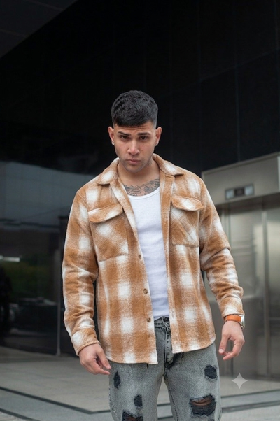 Camisaco Bilbao (de Paño) - Camel