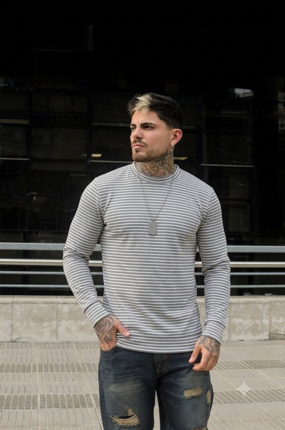 Sweater - Lined Melange