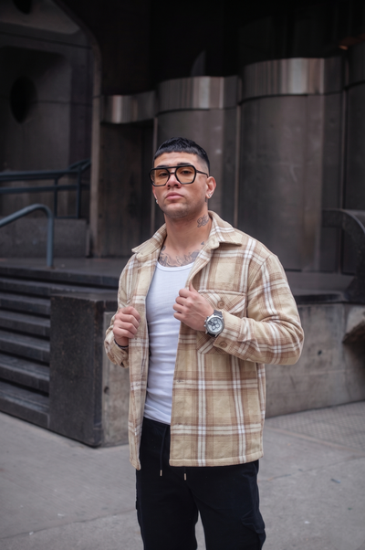Camisaco Con Corderito Dinasty - Beige 2