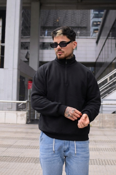 Buzo Darlon Plush - Negro 
