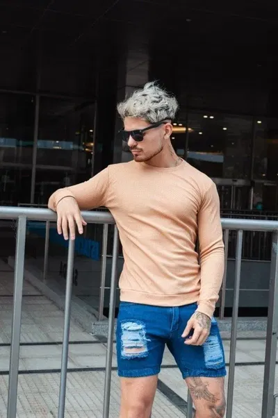 Sweater Panal - Beige oscuro