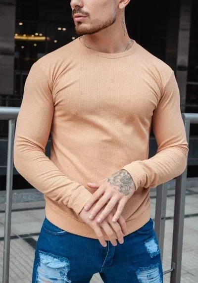 Sweater Panal - Beige oscuro