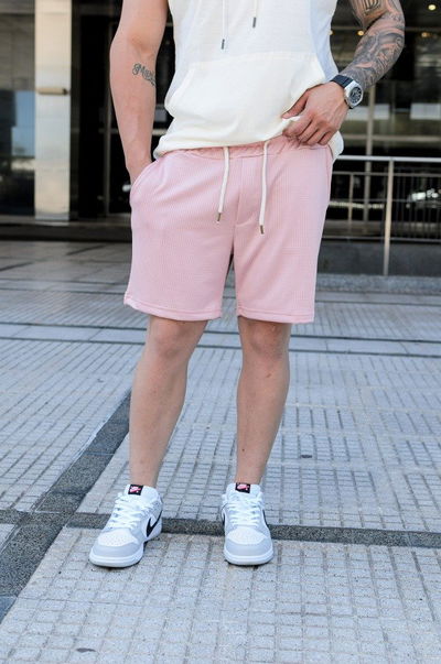 Bermuda de Seda Fría - Rosa