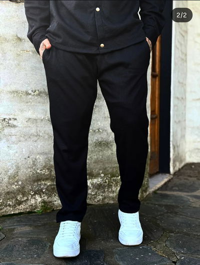 Joggin de Panal - Negro