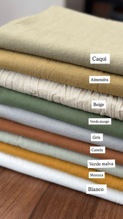 Mantel tusor liso