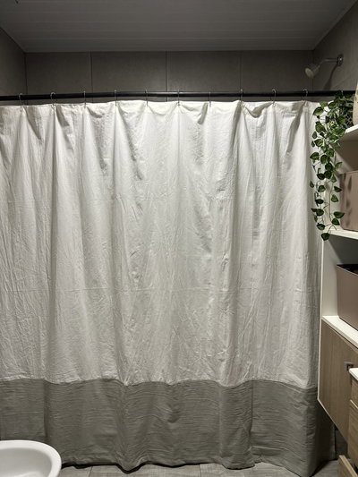 Cortina de baño tusor