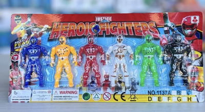 Set super héroes  x6 