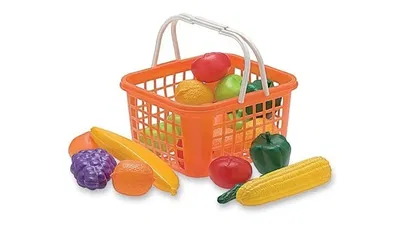 Canasto con frutas y verduras 