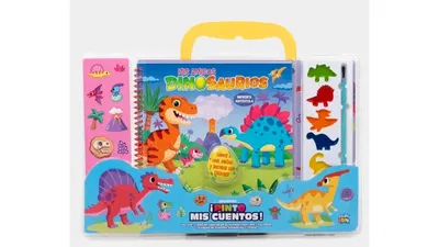 Pintó mis cuentos mis amigos dinosaurios 